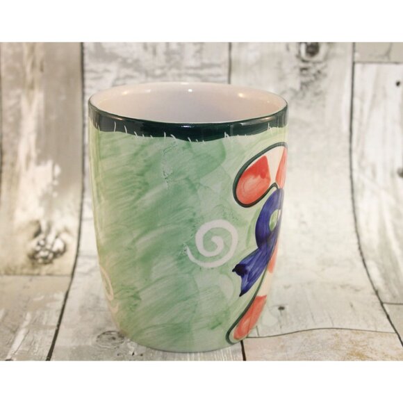 Christmas Candy Cane Large 24 oz Coffee Cup / Tea Mug - Picture 3 of 4